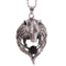 Collier avec Pendentif Tête de Loup (Acier)